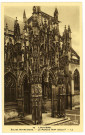 Louviers-Ville. Eglise Notre-Dame - Le Porche (XVe siècle).
