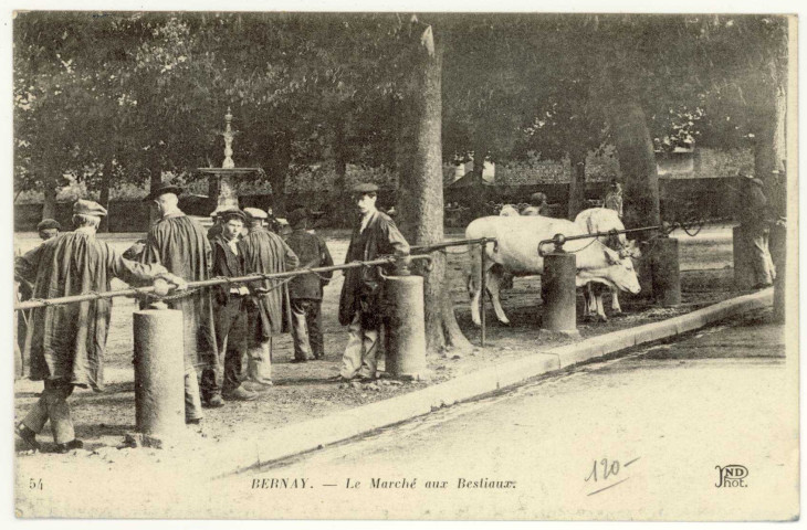 Bernay. Le Marché aux Bestiaux.