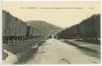 Vernon-Ville. Avenue des Capucins et la côte Blanche.
