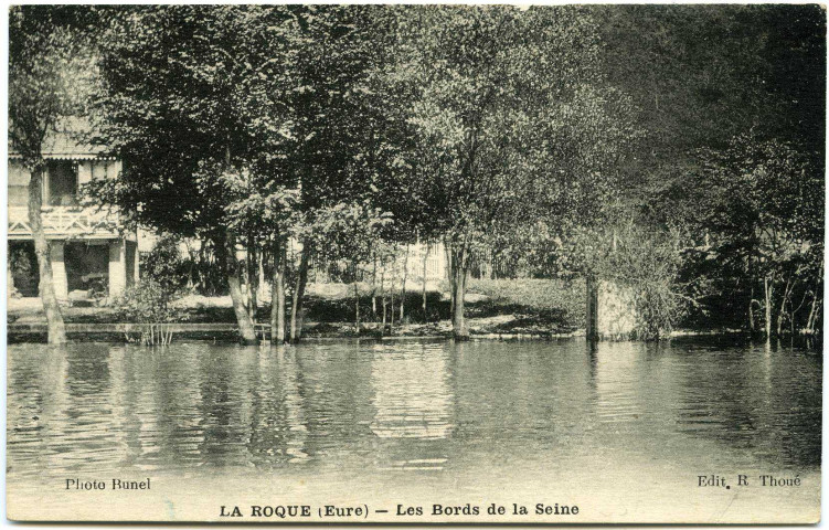 Roquette (La). La Roque. - Les Bords de la Seine.