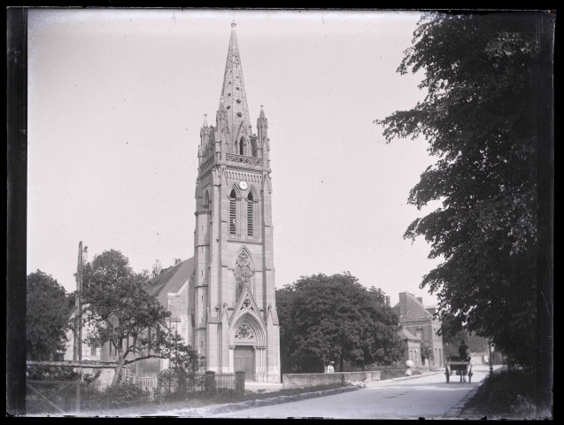 Église de Pont-Saint-Pierre (Eure), clocher.