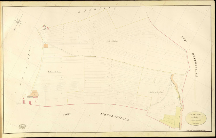Canappeville. Section A _ du Boulay _ 2e de 4 Feuilles