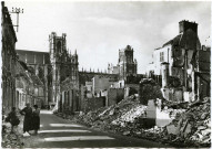 Evreux-Ville. Rue de L'Horloge en 1940.