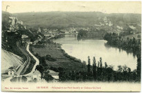 Thuit (Le). Perspective sur Petit-Andely et Château-Gaillard.