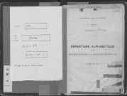 Bernay. Répertoire alphabétique (1919)