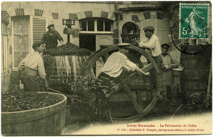 Divers. Scènes Normandes. - Fabrication du Cidre.