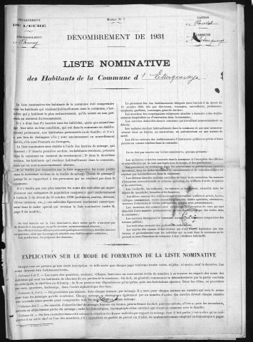 ETURQUERAYE 1931