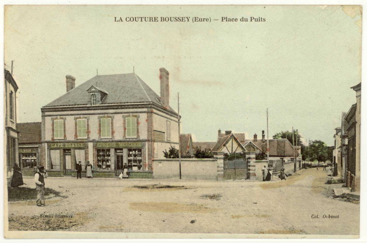 Couture-Boussey (La). Place du Puits.