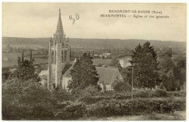 Beaumontel. Eglise et vue générale.