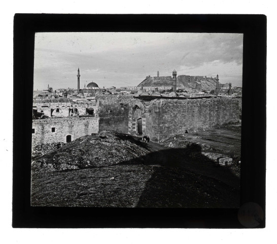 Vue générale de la ville d'Alep (Syrie).