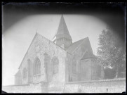 Vue d'ensemble de l'église de Giverny (Eure).