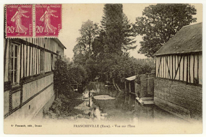Francheville. Vue sur l'Iton.
