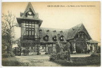 Thuit-Anger (Le). La Mairie et les Ecuries du Château.