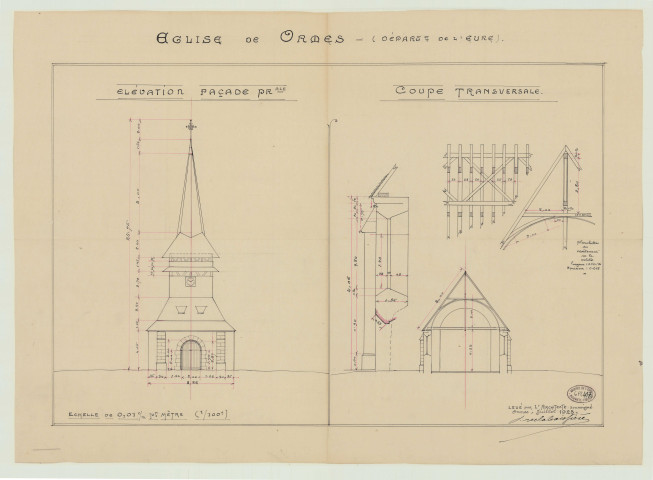Ormes _"Eglise d'Ormes" .