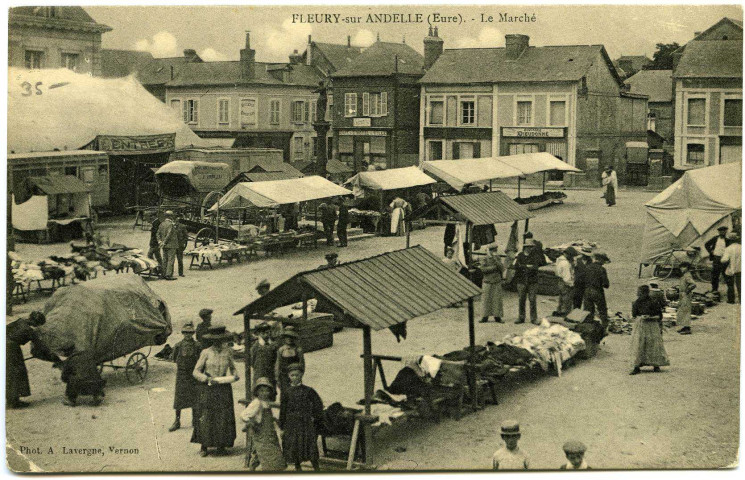 Fleury-sur-Andelle. Le Marché.