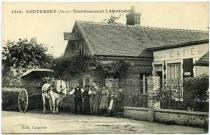 Louversey. Établissement Largesse Café Épicerie.