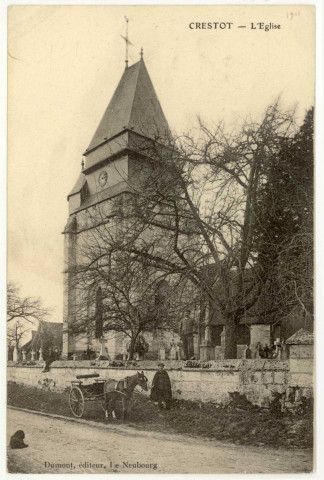 Crestot. L'Eglise.