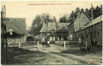 Doudeauville-en-Vexin. Doudeauville. - Intérieur de Ferme normande.