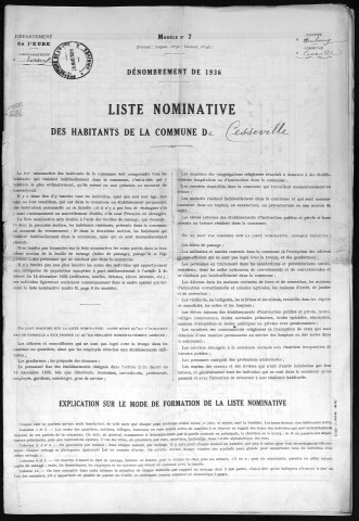 CESSEVILLE 1936