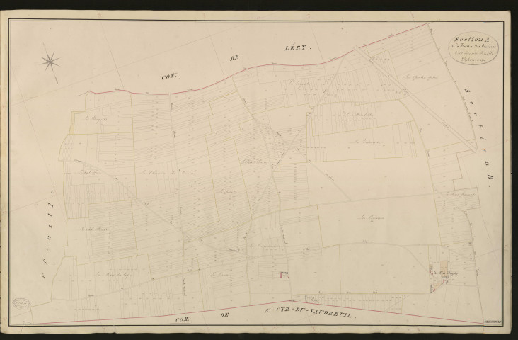 Notre-Dame-Du-Vaudreuil. Section A _ de la Forêt et des Coutures _ 2e et dernière Feuille
