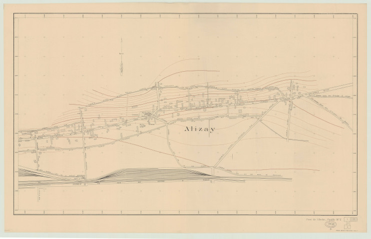 Pont-De-L'Arche _ CTRI _ Fond de plan topographique du Groupement régional des villes de Pont-de-l'Arche, Igoville, et Alizay, en 4 feuilles