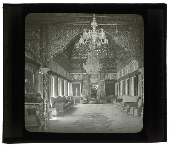 Salle de justice au Bardo à Tunis (Tunisie).