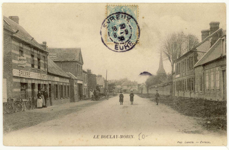 Boulay-Morin (Le). Route de Louviers.
