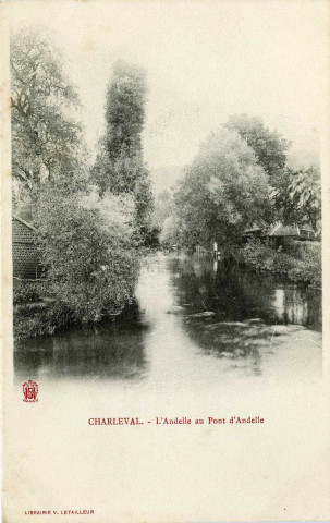 Charleval. L'Andelle au Pont d'Andelle.