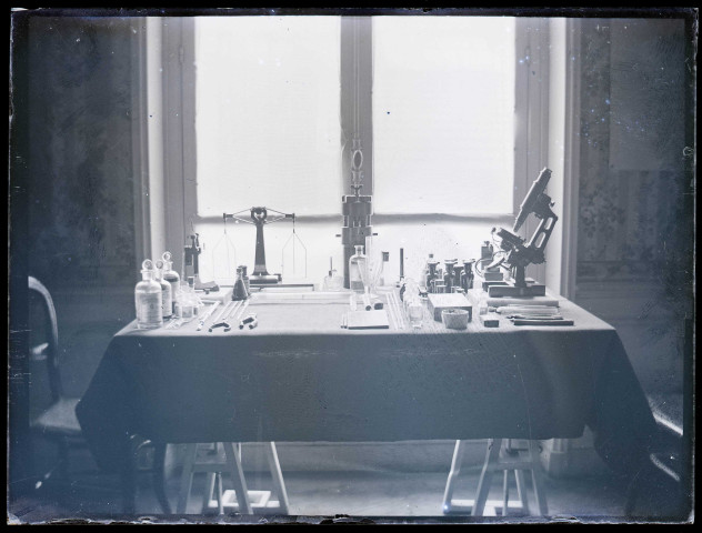 Matériel de laboratoire.