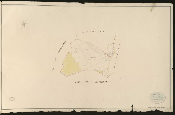 Tilleul-Dame-Agnès. Section C _ du Bois des Champs _ 2e et dernière Feuille