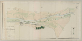 Cours de la Seine de Poses à Pont-De-L'Arche - "Plan topographique du cours de la Seine depuis Bonport jusqu'au passage de Poses. Feuille n°20"