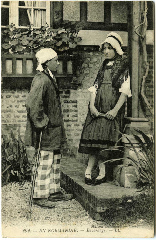 Divers. En Normandie. - Bavardage.