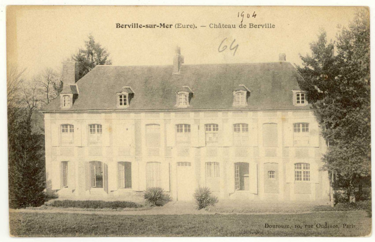 Berville-sur-Mer. Château de Berville.
