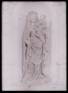 Statue de Vierge à l'enfant de l'église de Vatteville (Eure).