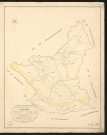 Bosrobert. Tableau d'assemblage du Plan Parcellaire de la Commune de Bosrobert. _ Canton de Brionne - Bernay - Eure. _ Terminé sur le terrain ev 1827, sous l'administration de M. Le Vicomte Raymond Delaitre, Préfet - M. Guillouet, Maire et sous la direction de M. Hurtelle, Directeur des Contributions directes. _ M. Hautier, Géomètre en Chef. _ Par M. Folin, Géomètre de 1re classe