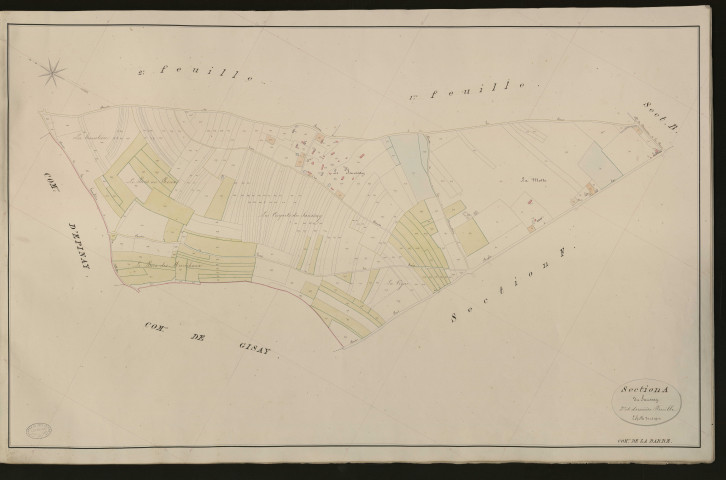 Barre-en-Ouche (La). Section A _ du Saussay _ 3e et dernière Feuille