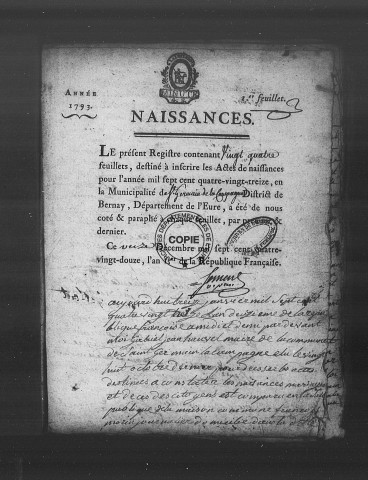 NMD (1793-an VIII)