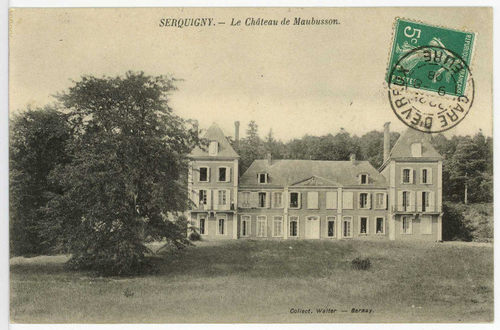 Serquigny. Le Château de Maubuisson.