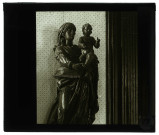 Église de Saint-Victor d'Épine (Eure), statue de Vierge à l'enfant du XVIIème siècle.