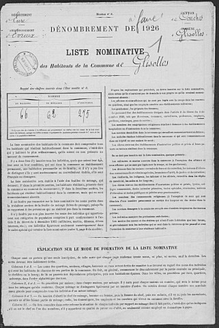 GLISOLLES 1926