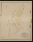 Menneval. Tableau d'assemblage du Plan Parcellaire de la Commune de Menneval _ Canton de Bernay - Bernay - Eure. _ Terminé sur le terrain le 15 septembre 1830, sous l'administration de M. A Passy, Préfet - M. Le Comte d'Auger, Maire et sous la direction de M. Marel, Directeur des Contributions directes. _ M. Hautier, Géomètre en Chef. _ Par M. Folin, Géomètre de 1re classe