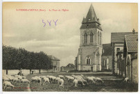 Saint-Pierre-d'Autils. Place de l'Eglise.