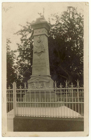 Fort-Moville. Aux Enfants de Fort-Moville morts pour la France 1914-1918.