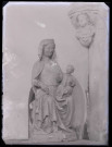 Église du Tilleul-Lambert (Eure), statue de Vierge à l'enfant.