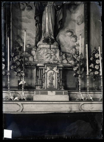 Maître-autel et tabernacle de l'église de Saint-Martin-du-Tilleul (Eure).