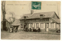 Beauficel-en-Lyons. Forêt de Lyons. Epicerie-Boulangerie-Café Boniface Dupont.