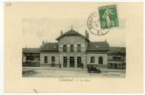 Charleval. La Gare.