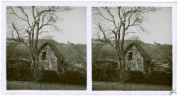 Grange dans la campagne de Touffreville (Eure).