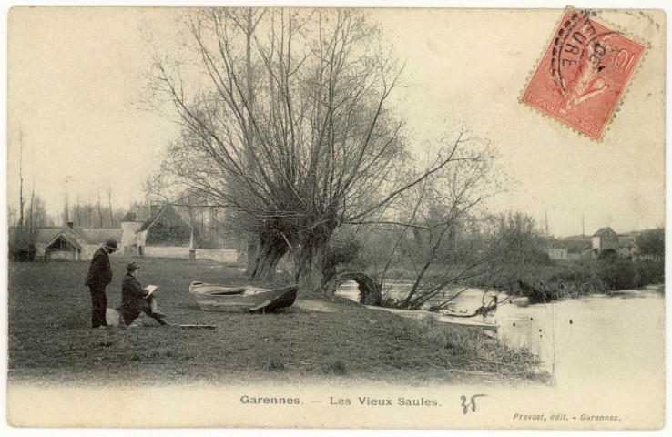 Garennes-sur-Eure. Les Vieux Saules.