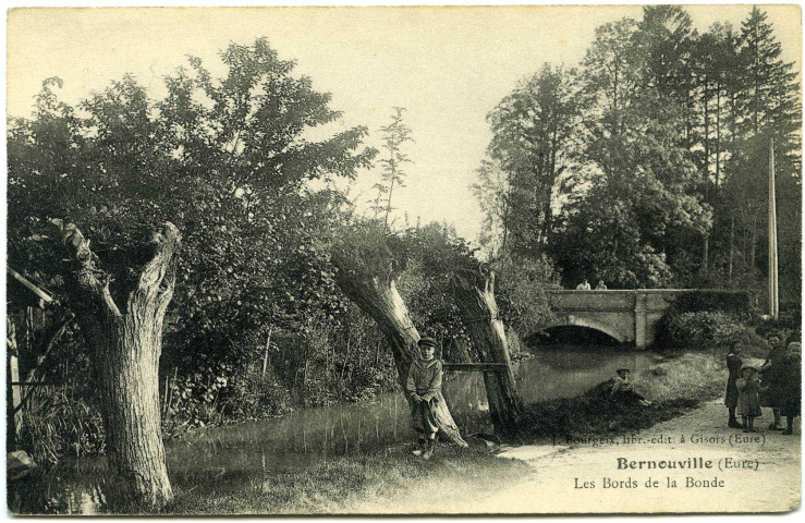 Bernouville. Les Bords de la Bonde.